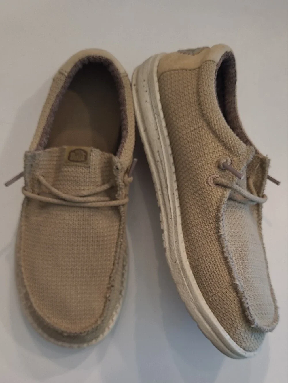 Hey Dude Wally Sport Mesh Boat Shoe Low-Top Loafer Slip-On Moccasin Sneakers